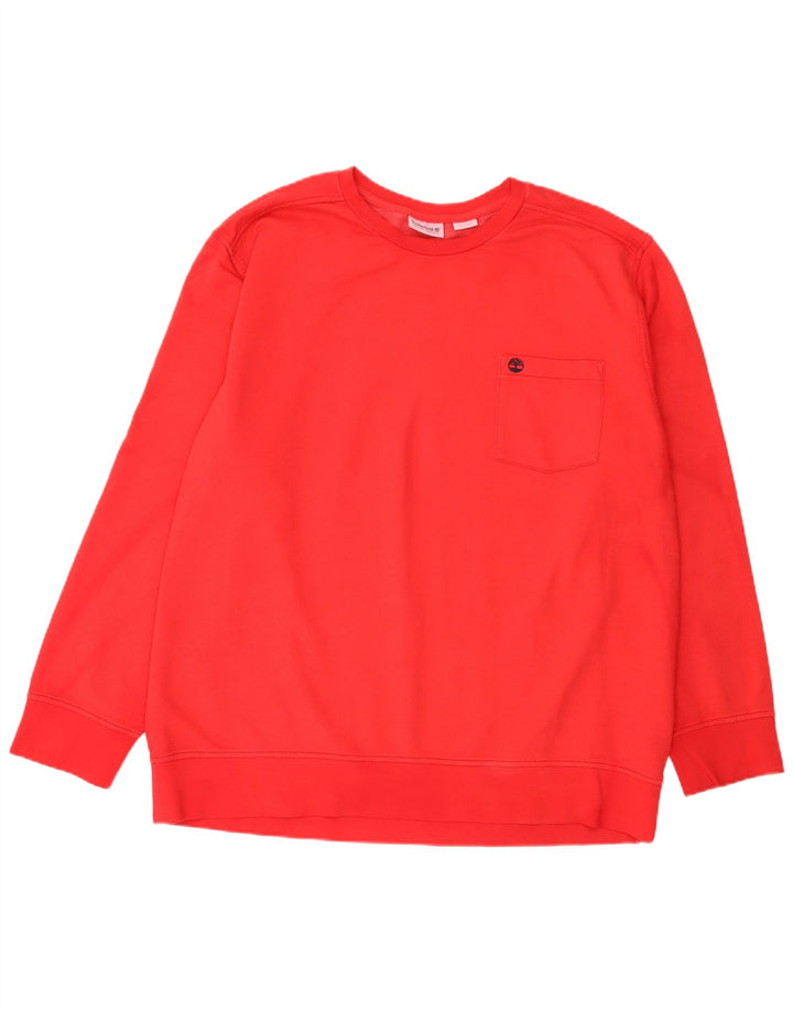 Timberland Sudadera Hombre Jumper 3XL Algodón Rojo