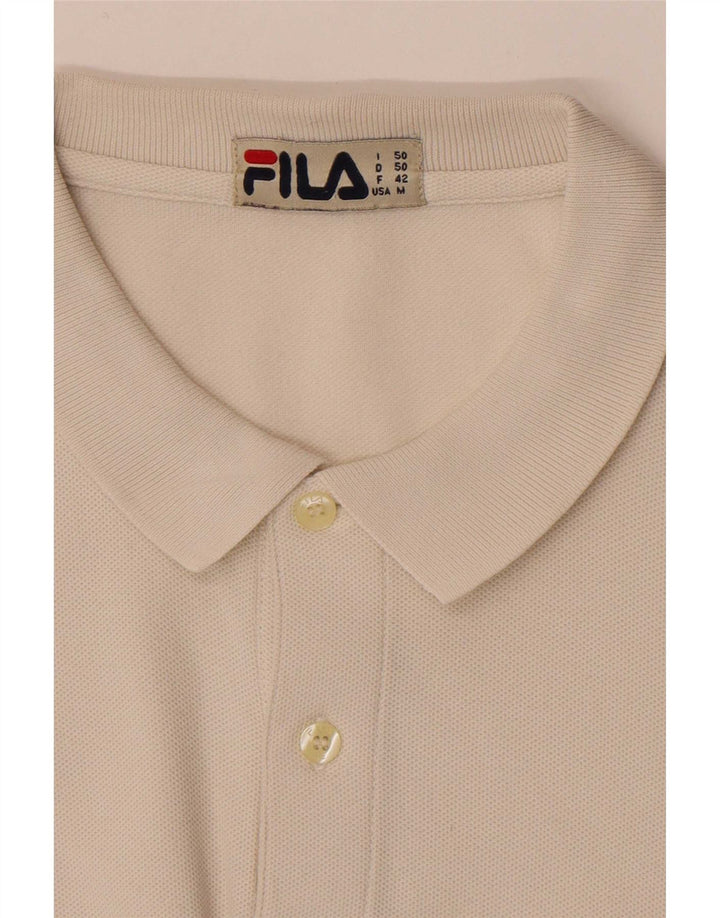 Polo Fila Hombre Blanco Mediano