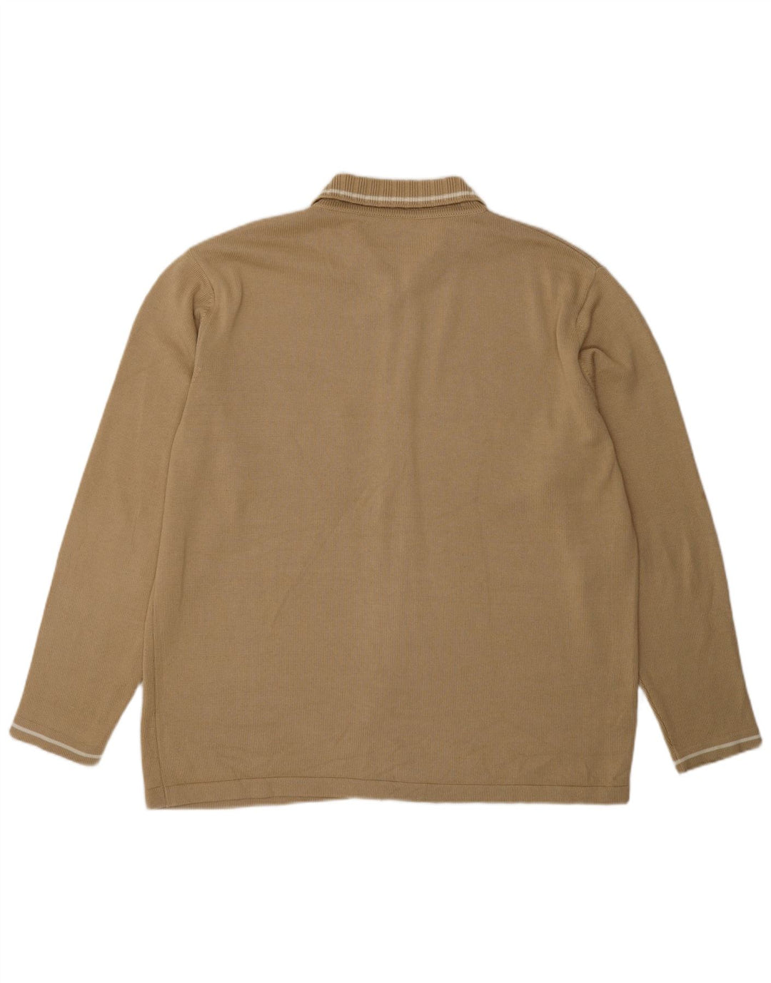 Lacoste - Cárdigan para hombre, talla 8, 3XL, algodón beige