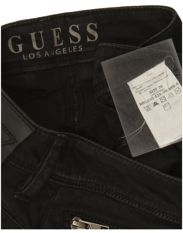 Vaqueros Guess Mujer Slim W30 L34 Algodón Negro