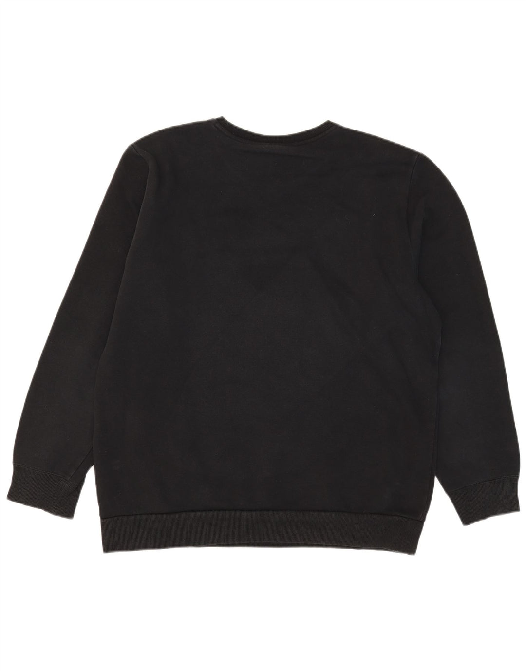 Adidas Hombre Sudadera Jumper Grande Negro Algodón