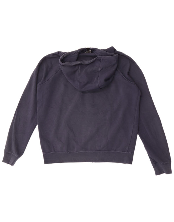 Nike Mens Zip Hoodie Sweater Small Navy Blue Cotton