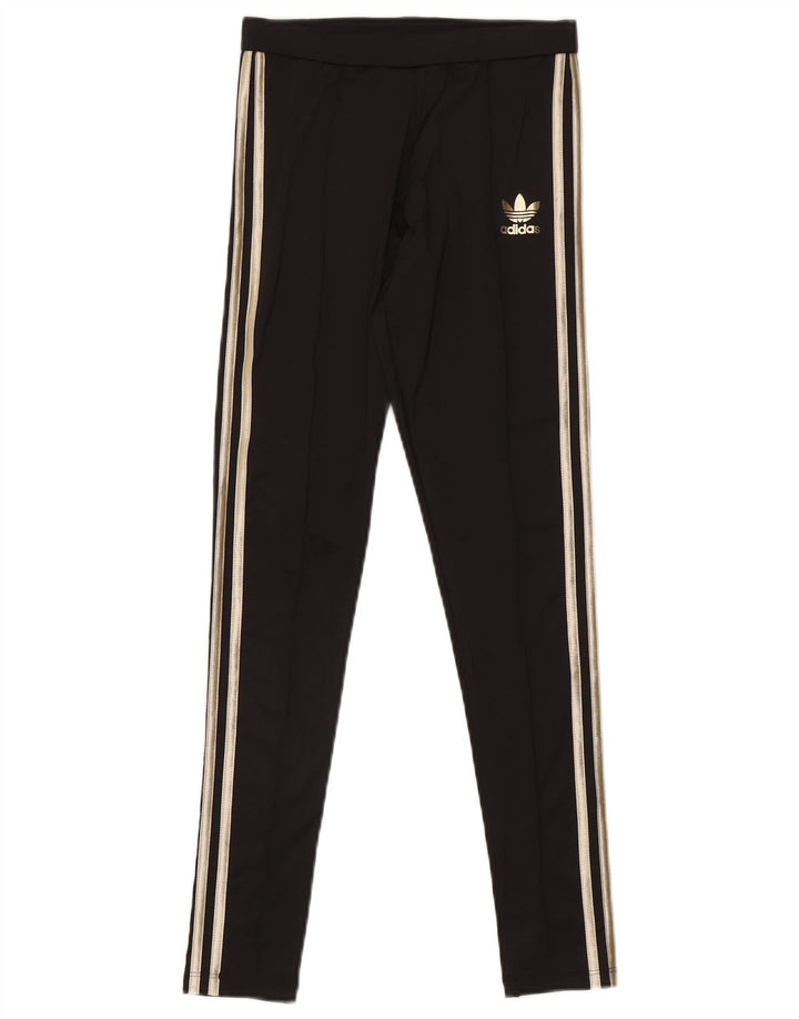 Adidas Leggings para mujer Reino Unido 8 Pequeño Poliéster negro