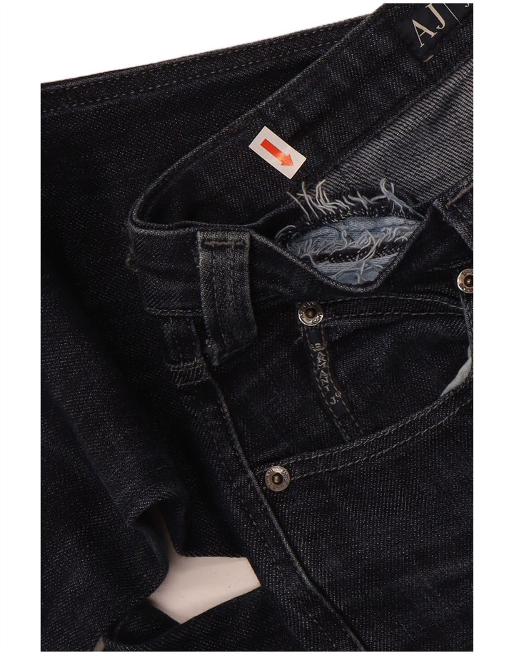 Jeans Armani Mujer Rectos W26 L32 Azul Marino Algodón