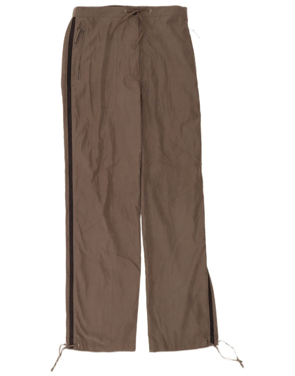 Champion Pantalones Chinos Rectos Para Mujer Grande W32 L34 Gris A Rayas