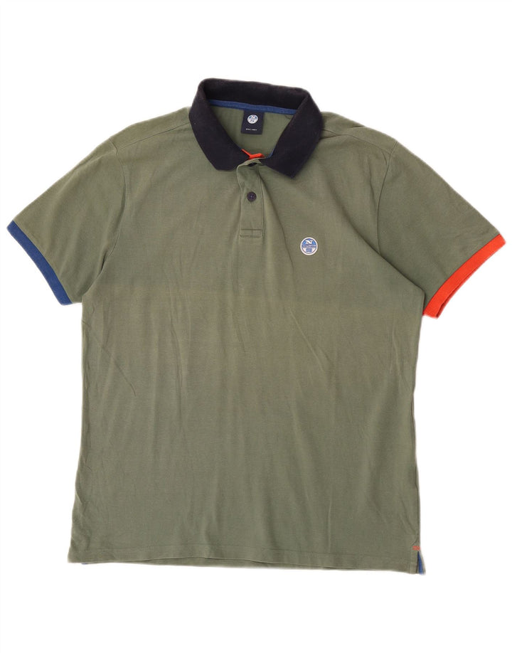Polo North Sails Hombre Pequeño Caqui