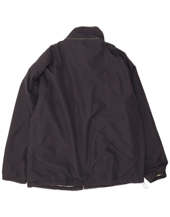 Kappa Chaqueta cortavientos para hombre UK 40 Large Poliéster azul marino