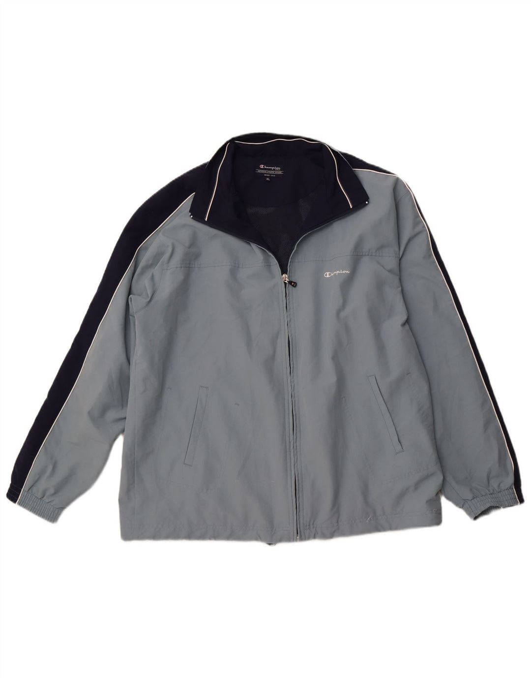 CHAMPION Chaqueta de chándal para hombre XL Azul Colorblock Poliéster