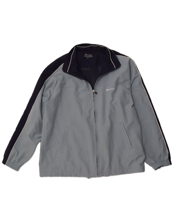 CHAMPION Chaqueta de chándal para hombre XL Azul Colorblock Poliéster