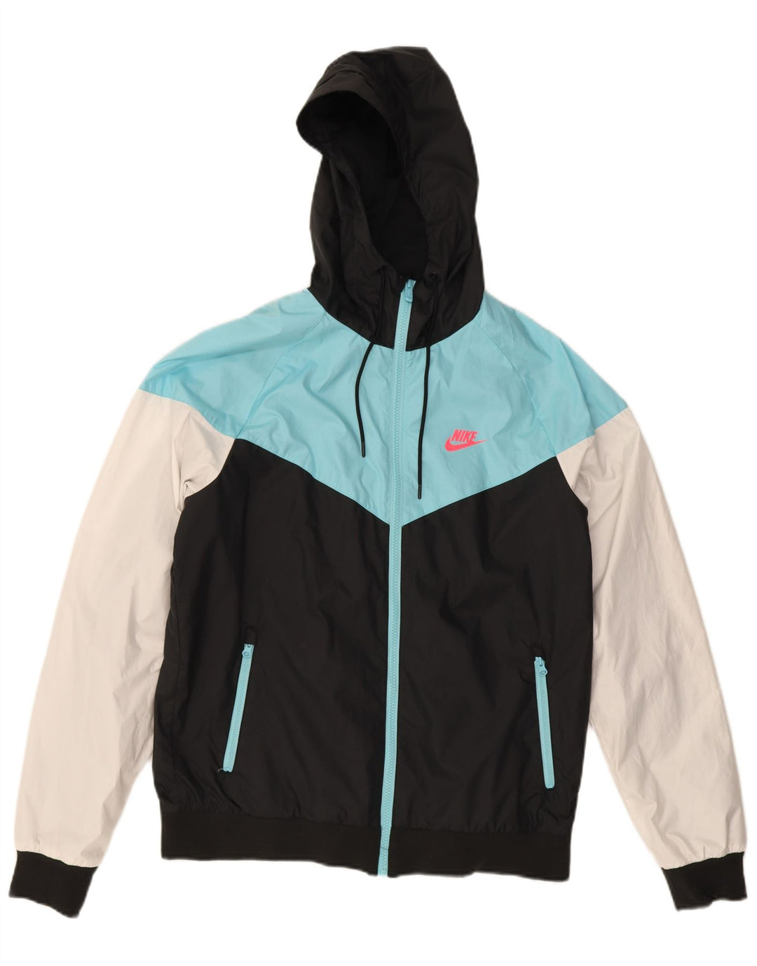 Nike Chaqueta bomber con capucha para hombre UK 38 Medium Multicolor Colorblock