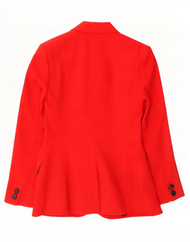 C'est Comme Chaqueta Blazer de 2 Botones para Mujer UK 44 Medium Red