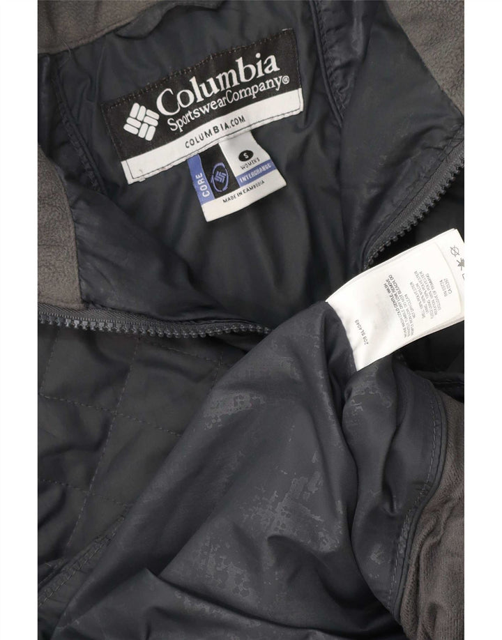 Columbia Chaqueta acolchada para mujer UK 10 Small Gris Poliéster