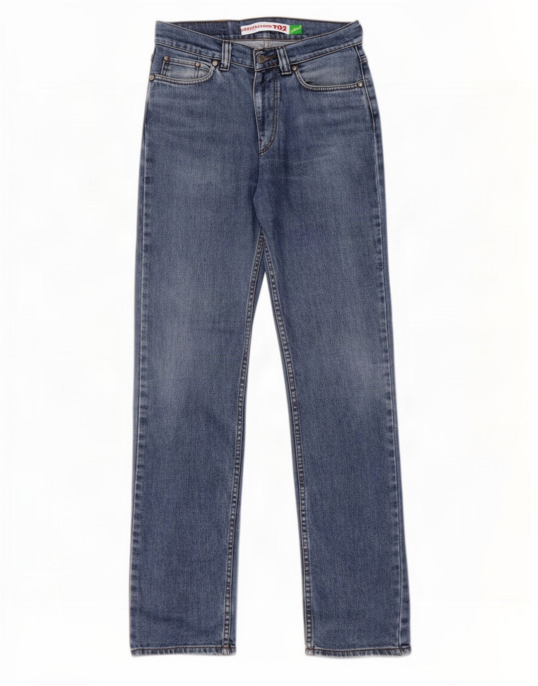 Carrera Hombre 702 Vaqueros Rectos W31 L34 Algodón Azul