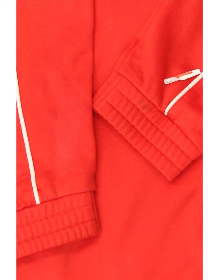 Umbro Chaqueta de Chándal para Niños 7-8 Años Small Rojo Colorblock Poliéster