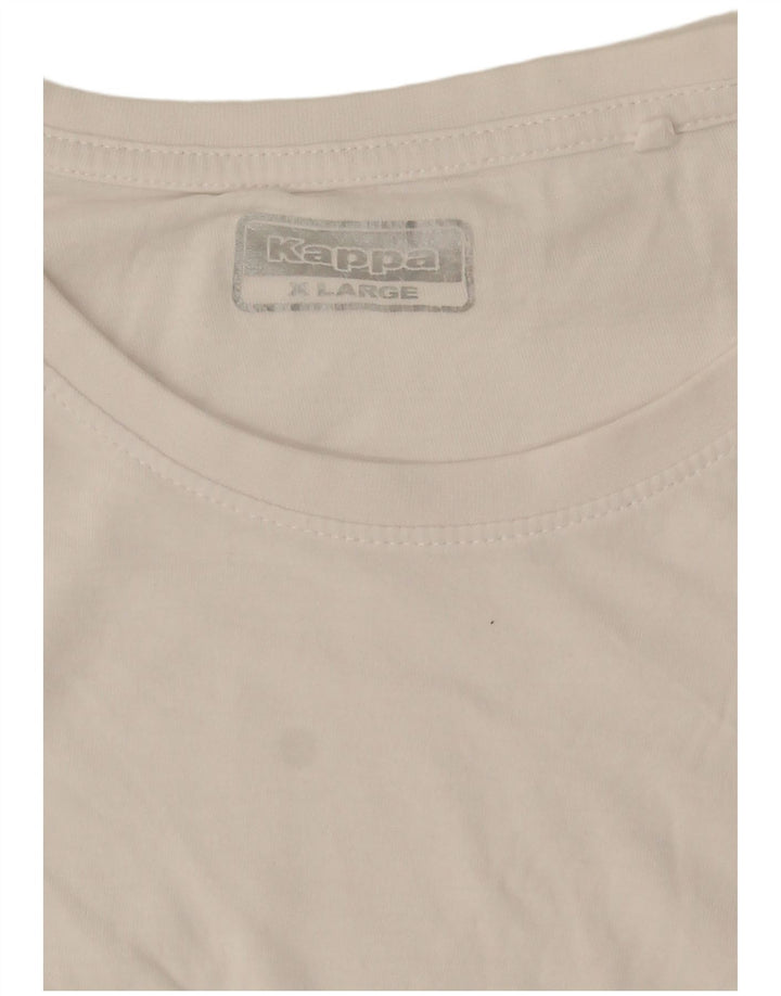 Kappa Camiseta Hombre Top XL Blanco