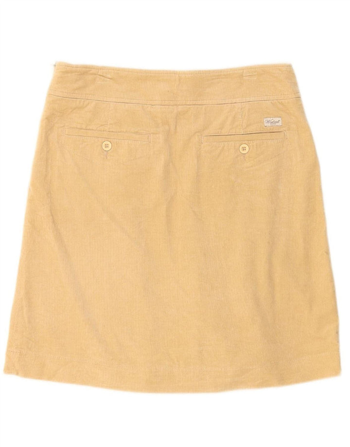 WOOLRICH Womens Corduroy Skirt W30 Medium Beige Cotton Vintage Woolrich and Second-Hand Woolrich from Messina Hembry 
