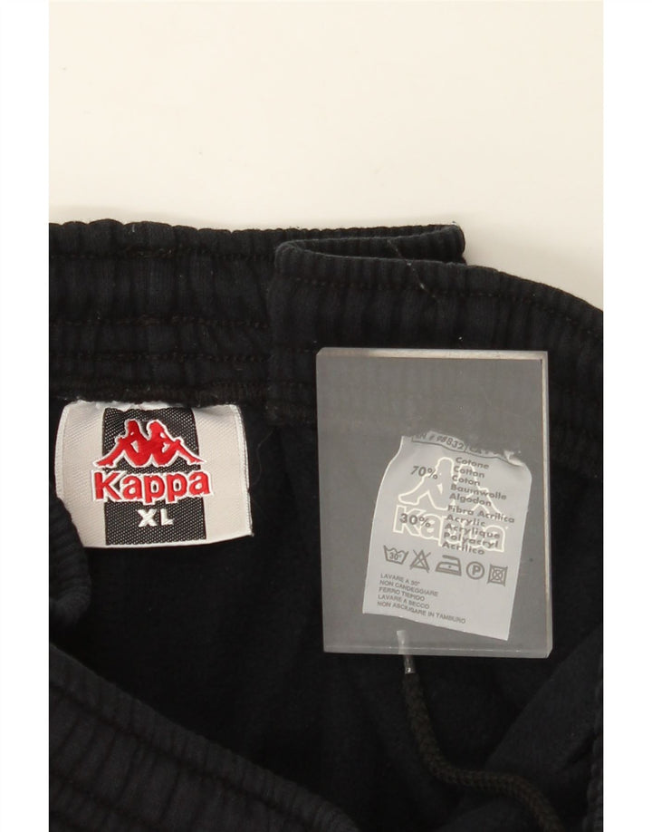 KAPPA Pantalón de Chándal Hombre XL Negro Algodón