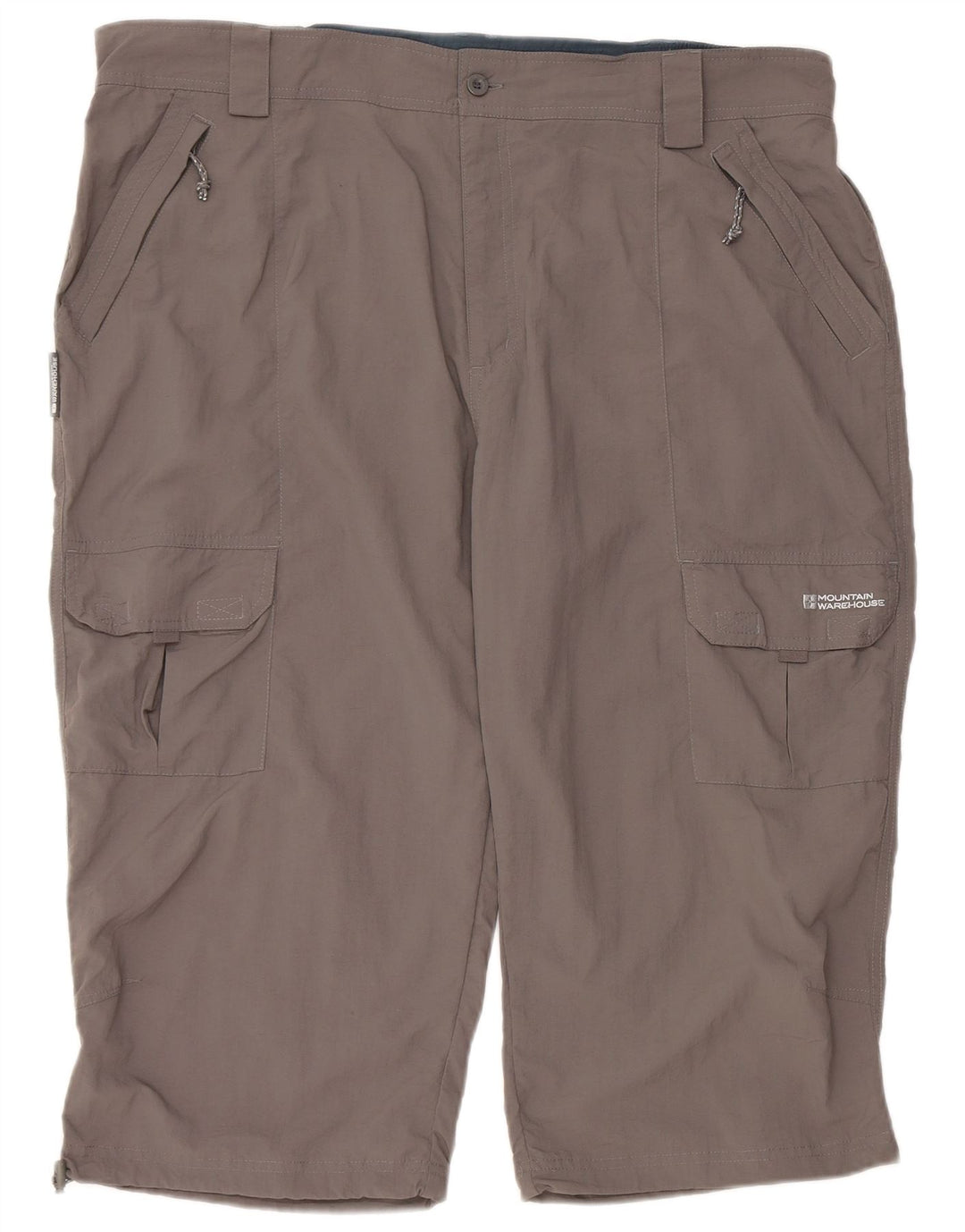 MOUNTAIN WAREHOUSE Bermudas tipo cargo para hombre W42 2XL Nylon gris