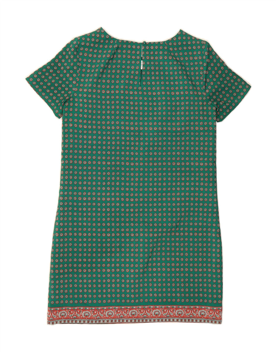 J. CREW Womens Shift Dress US 4 Small Green Floral Polyester Vintage J. Crew and Second-Hand J. Crew from Messina Hembry 
