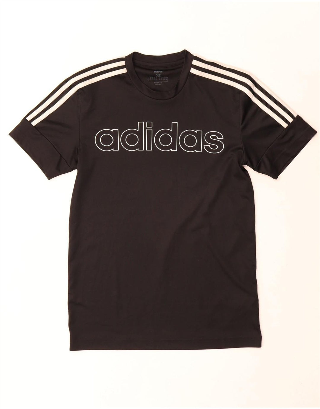 Adidas Mens Climalite Graphic Camiseta Top XS Negro Poliéster