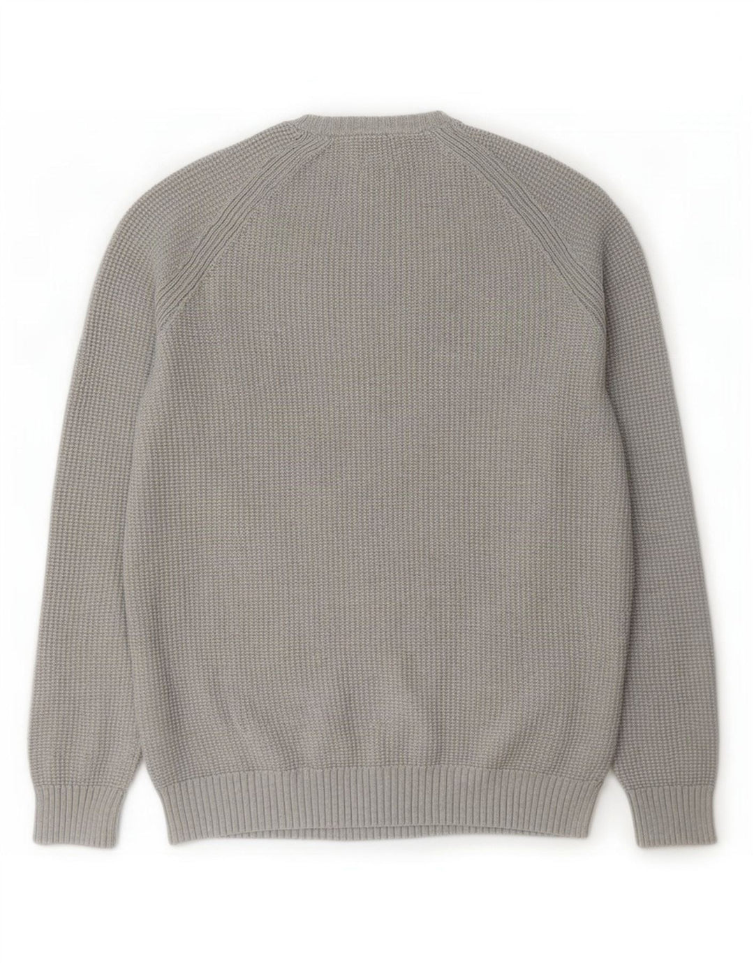 Zara Hombre Jersey De Cuello Redondo Jersey Grande Gris