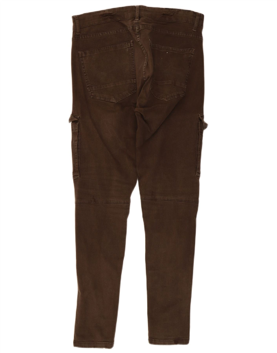 Zara Mens Slim Cargo Pantalones EU 44 Grande W34 L29 Caqui