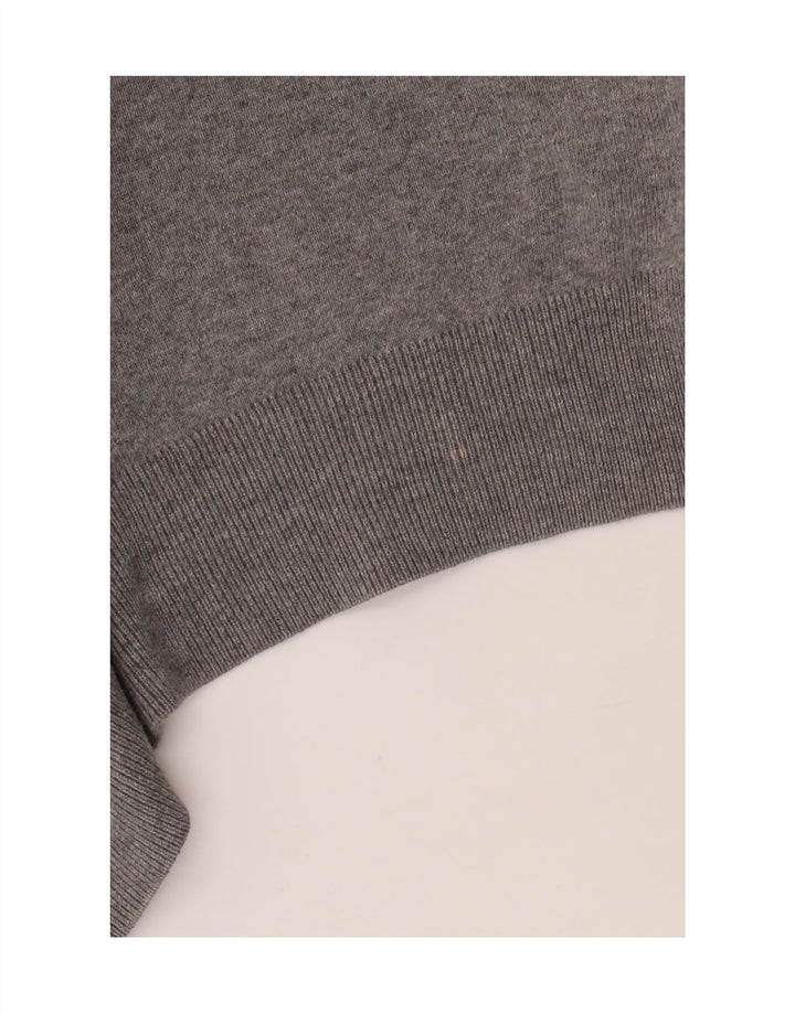 POLO RALPH LAUREN Jersey con cuello en V para hombre Algodón gris medio