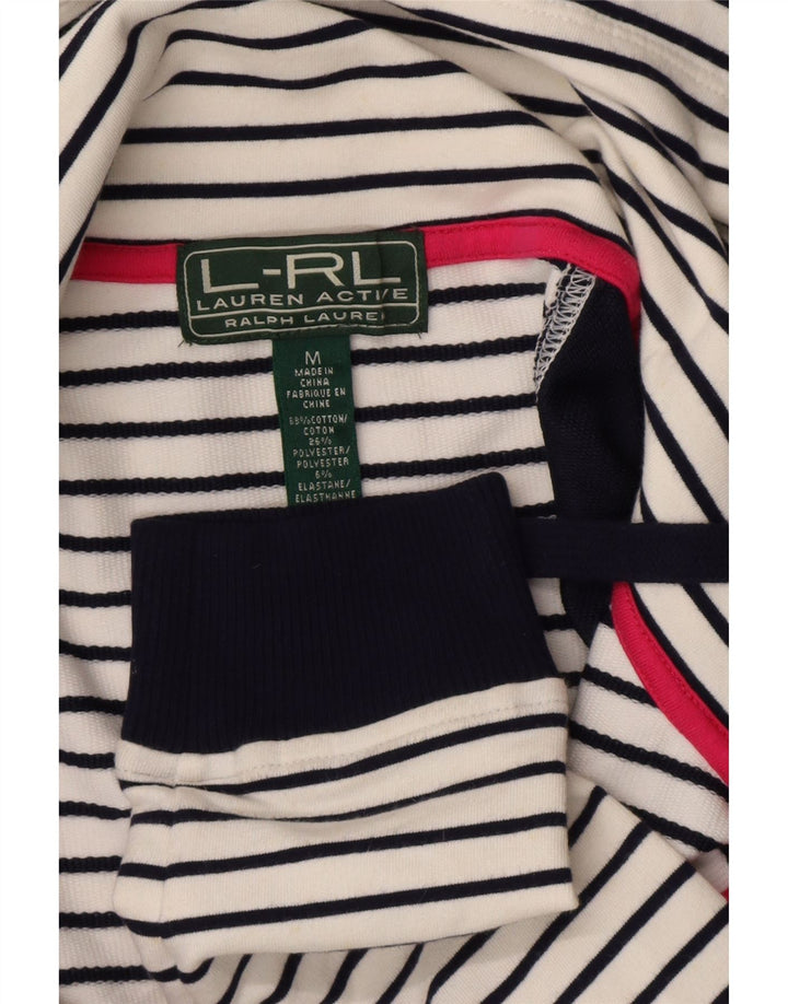 Ralph Lauren - Chaqueta de chándal para mujer, talla 12, tamaño mediano, color blanco náutico