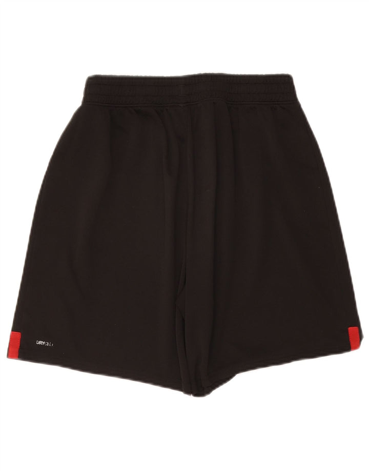 PUMA Pantalones cortos deportivos AC Milan para mujer Reino Unido 10 Pequeño Poliéster negro