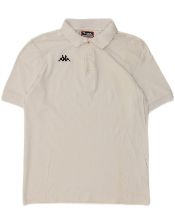 Kappa Polo Hombre Small Blanco Algodón
