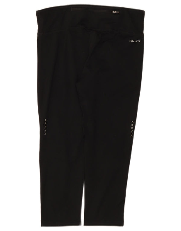Nike - Leggings capri Dri Fit para mujer, talla 8, color negro