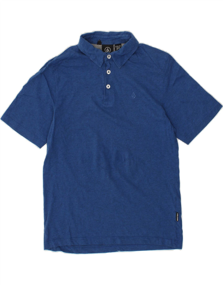 VOLCOM Boys Polo Shirt 11-12 Years Blue Vintage Volcom and Second-Hand Volcom from Messina Hembry 