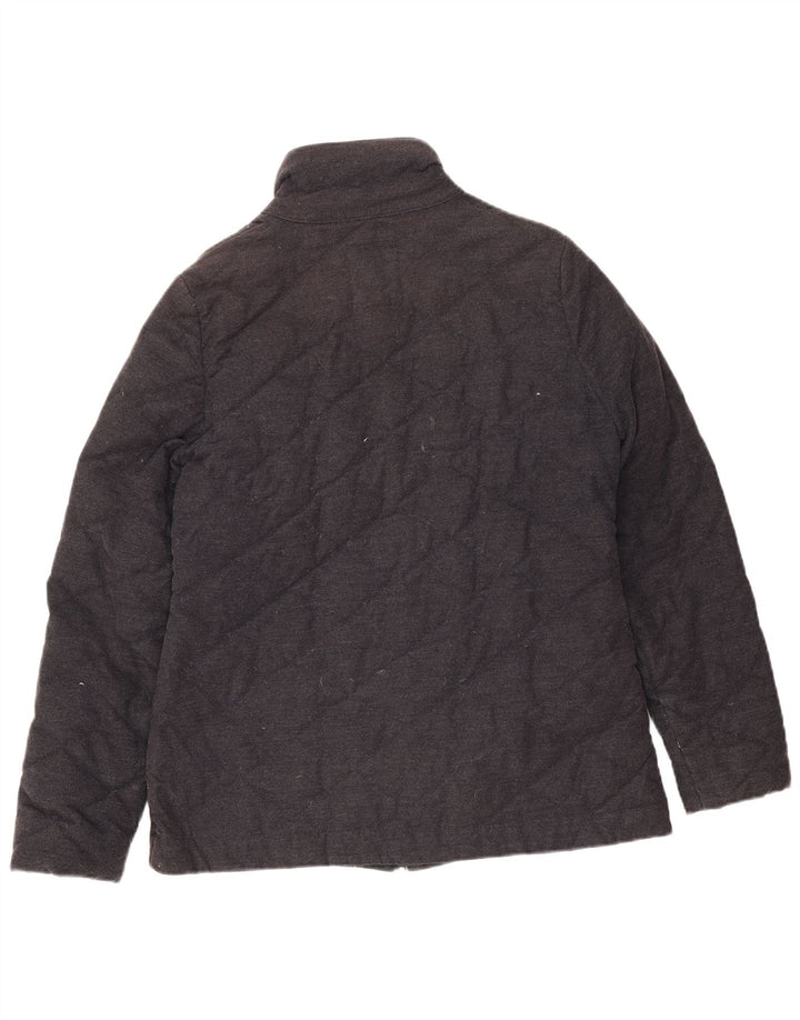 Crew Clothing Chaqueta acolchada extragrande para mujer UK 10 Small Algodón negro
