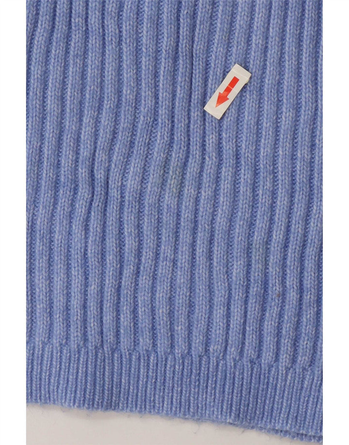 Marks & Spencer Jersey de cuello redondo para mujer UK 44 Poliéster azul medio