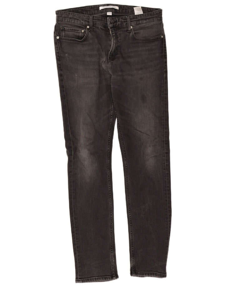 Calvin Klein Jeans ajustados para hombre W32 L32 Algodón gris