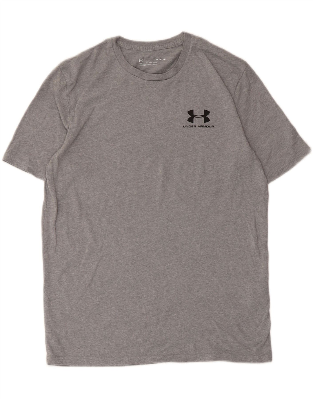 Camiseta Under Armour Hombre Top Small Gris Algodón
