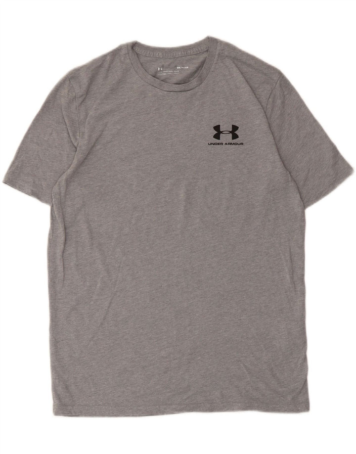 Camiseta Under Armour Hombre Top Small Gris Algodón
