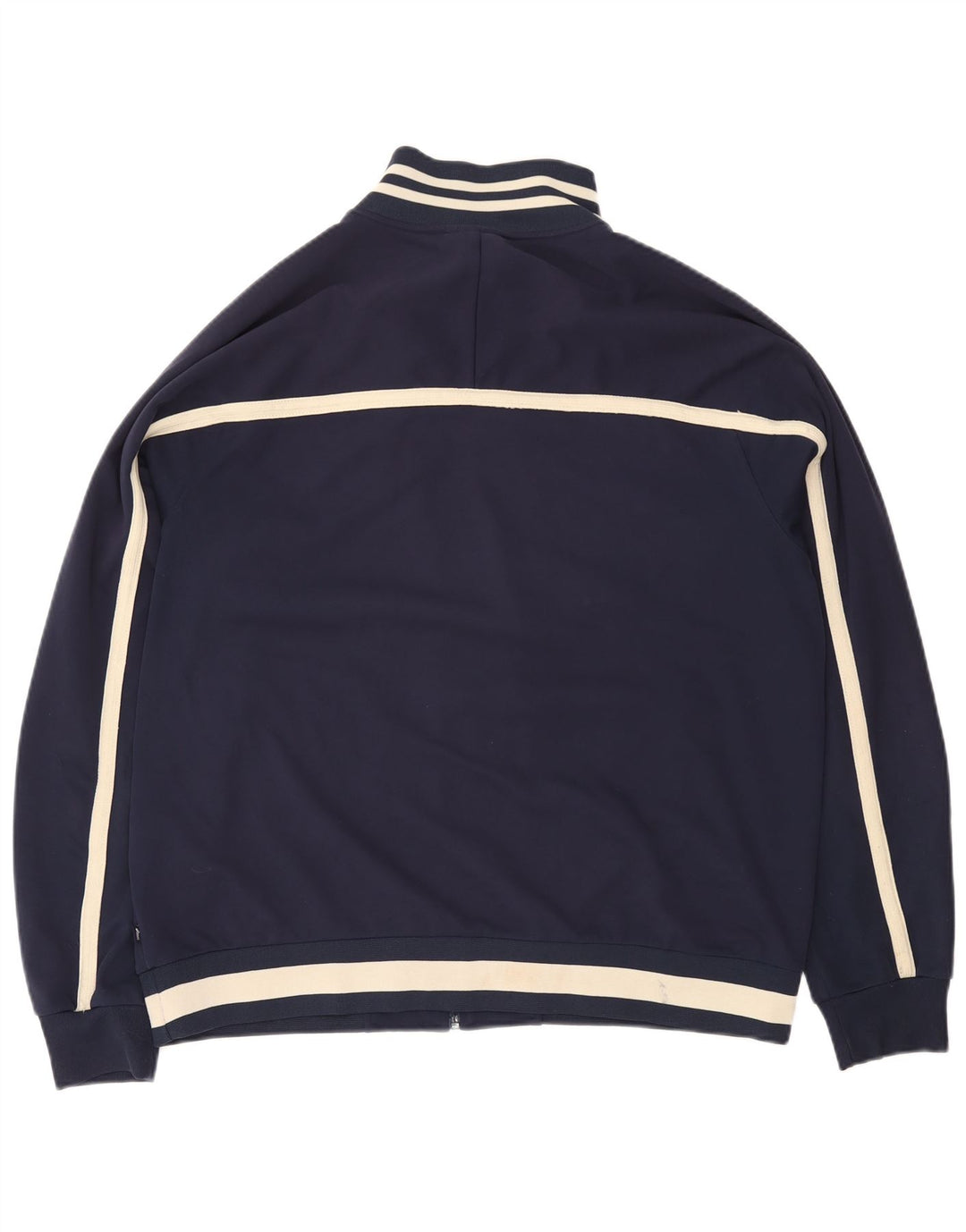 ASICS Hombre Chándal Top Jacket XL Azul Marino Colorblock Poliéster