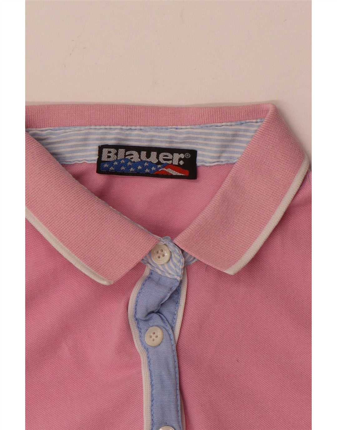 Blauer Polo para Mujer UK 12 Medium Pink