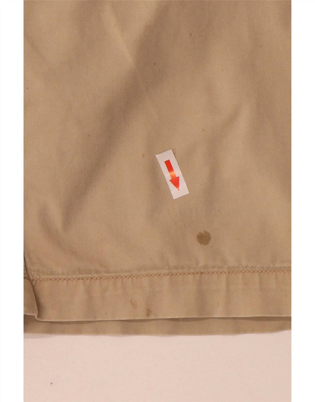 Lee Mens Chino Shorts W34 Grande Algodón Beige