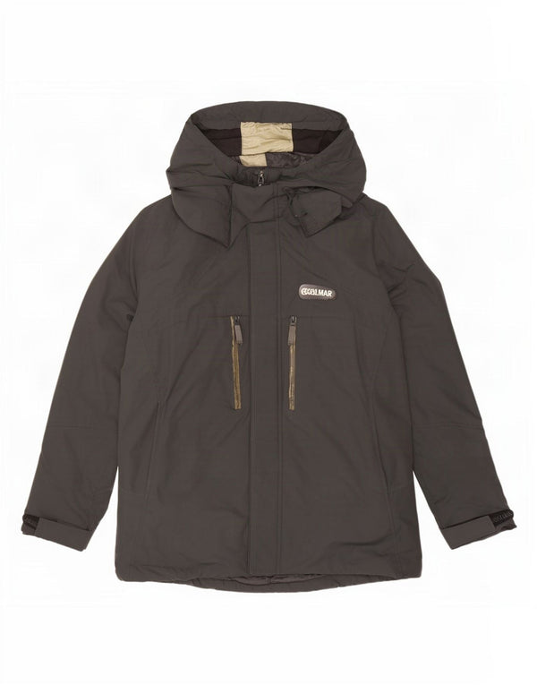Colmar Chaqueta cortavientos con capucha para hombre IT 56 XL Poliamida gris