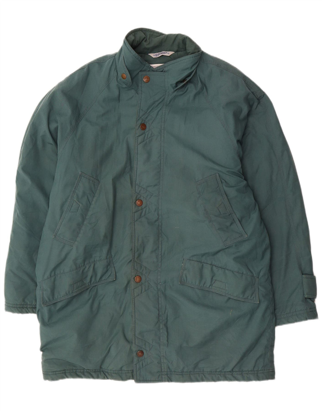 Sea Barrier Chaqueta cortavientos para hombre UK 40 Grande Poliéster verde