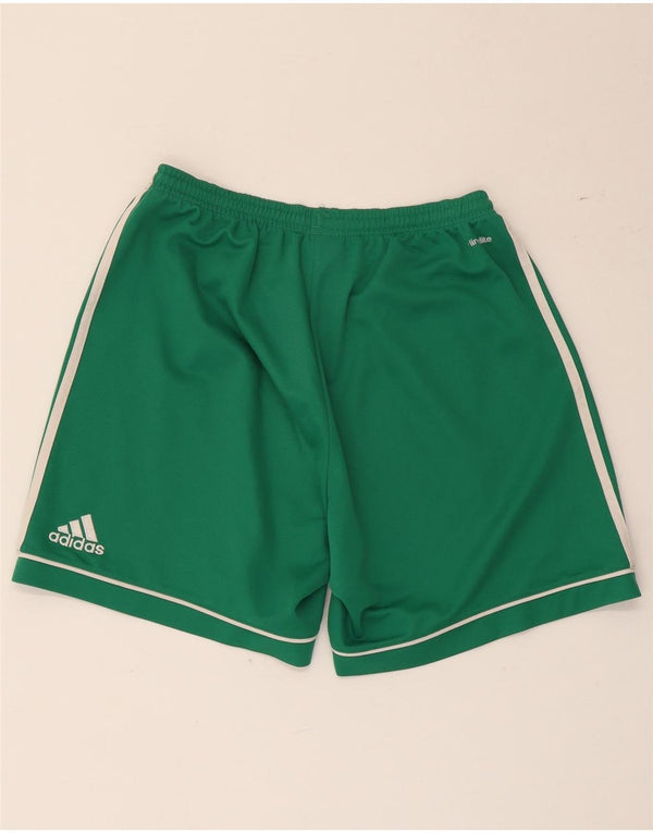 Pantalones cortos deportivos Adidas Climalite para hombre Poliéster verde medio