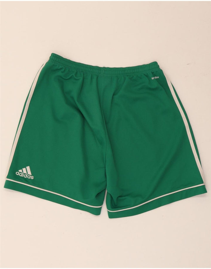 Pantalones cortos deportivos Adidas Climalite para hombre Poliéster verde medio
