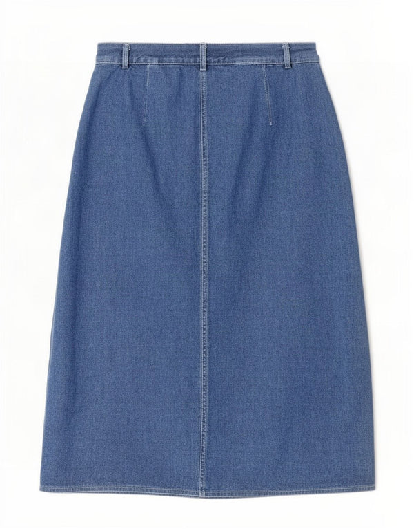 Re & X Falda Vaquera Mujer Grande W34 Algodón Azul
