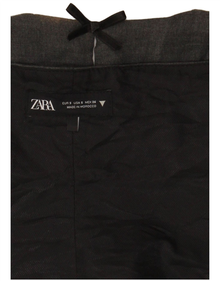 Zara Mujer Crop Halter Top UK 8 Small Gris