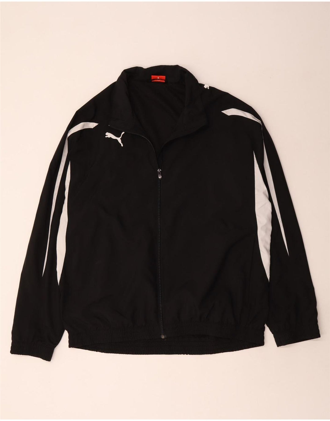 PUMA Chaqueta de chándal para hombre XL Poliéster color block negro