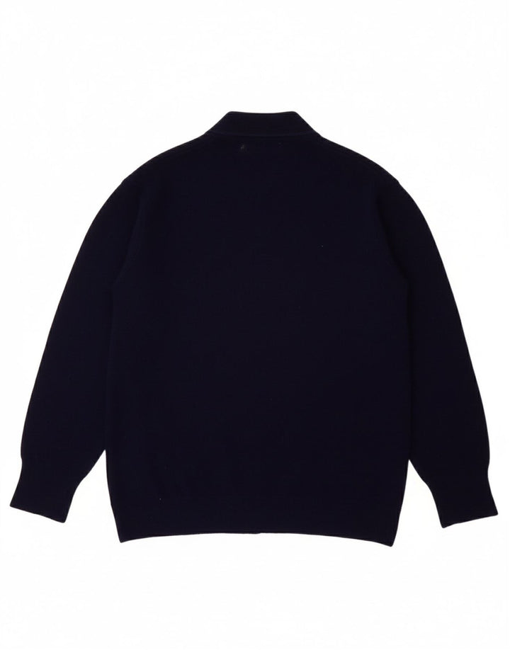 BENETTON Jersey Niño 13-14 Años Lana Azul Marino