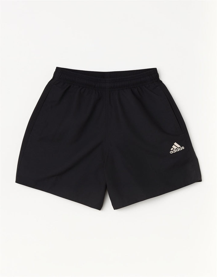 Pantalón Corto Deportivo Adidas Hombre Mediano Negro Poliéster Deportes