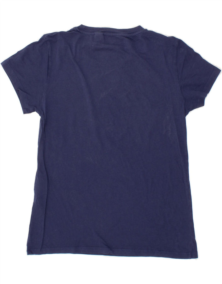 LEVI'S Mens Graphic T-Shirt Top Small Navy Blue Vintage Levi's and Second-Hand Levi's from Messina Hembry 